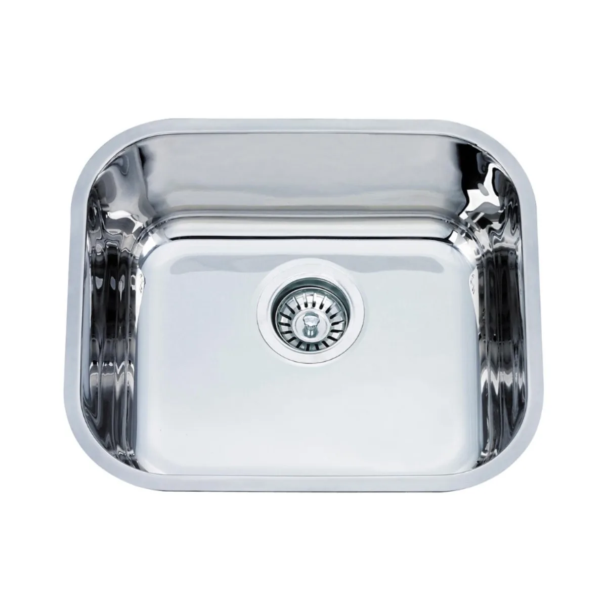 Cuba Inox Retangular de Embutir para Cozinha 40x34cm Dax Geneva Brilhante