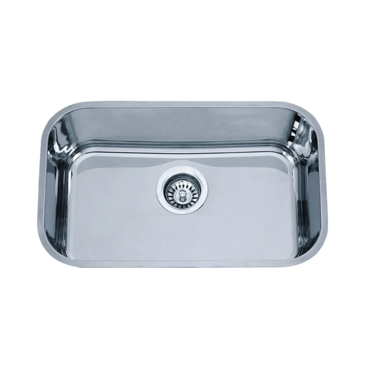 Cuba Inox Retangular de Embutir para Cozinha 47x31cm Dax Geneva Brilhante