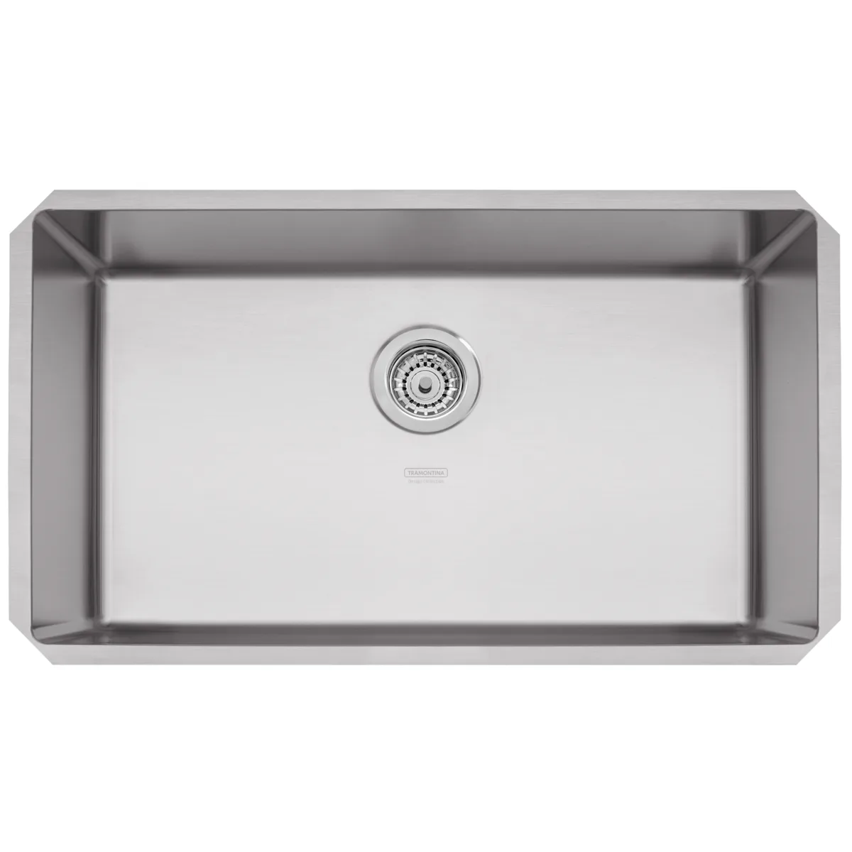 Cuba Inox Retangular de Embutir para Cozinha 74x44cm Tramontina Design Collection Quadrum