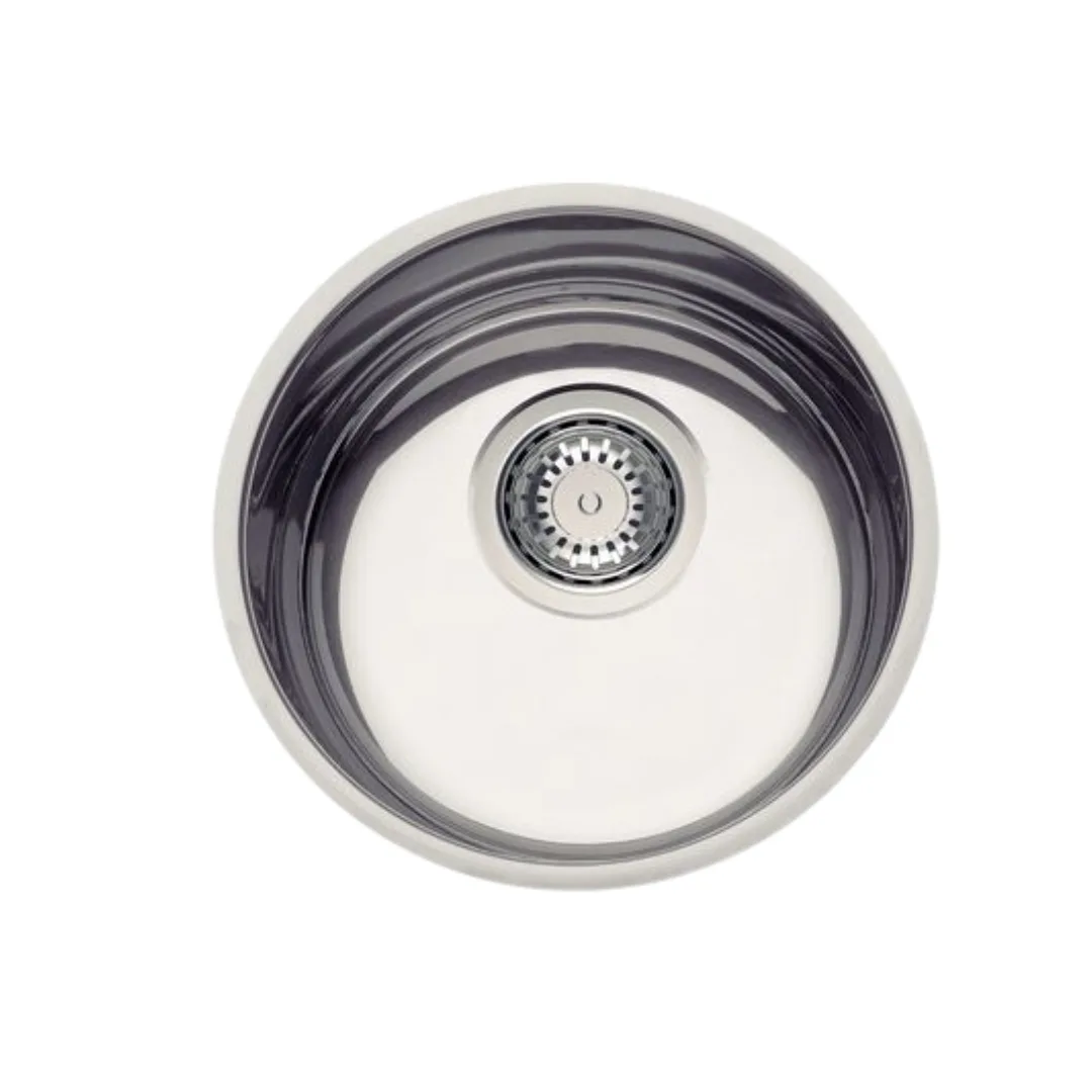 Cuba Inox Redonda Ø30x16cm Para Cozinha Por Baixo Da Bancada Alto Brilho Tramontina Prime 94010202