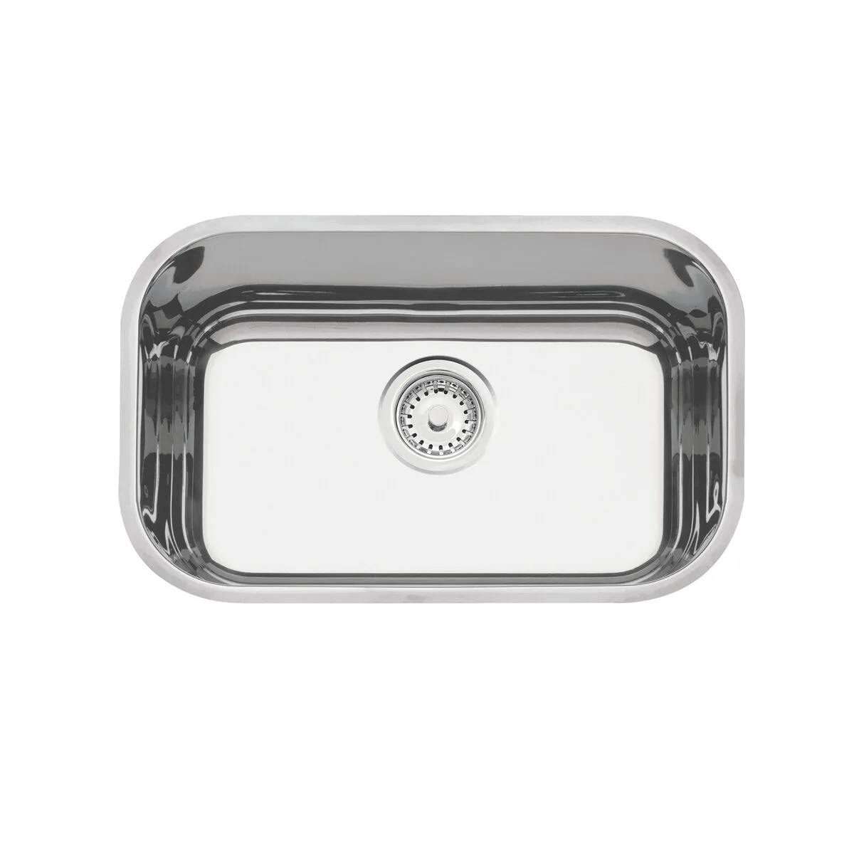 Cuba 47 BL em Aço Inox alto brilho 47x30 cm com válvula de 3 1/2" Tramontina Lavínia