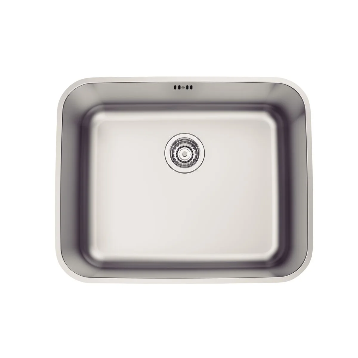 Cuba de Embutir 50 BL R6 em Aço Inox Escovado com Válvula e escape 50x40 cm Tramontina Dora
