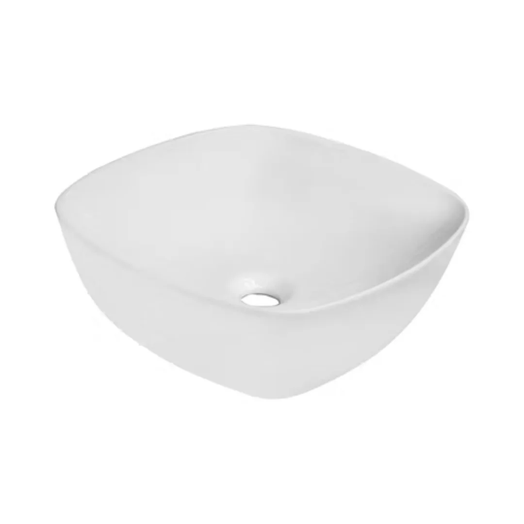 Cuba de Apoio Quadrada 40x40cm para Banheiro Branca Lexxa Bagno