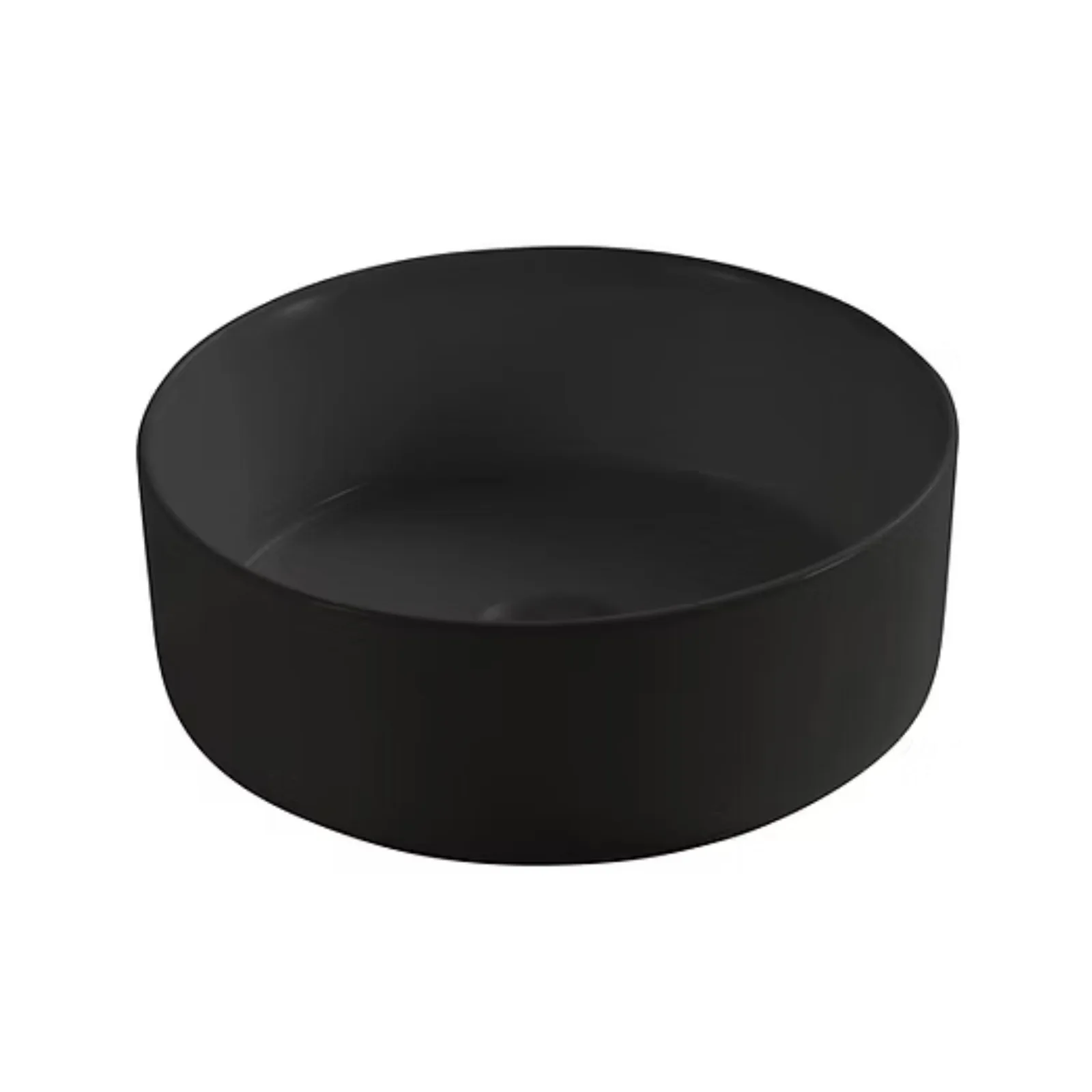 Cuba De Apoio Redonda Black Matte 31cm Lexxa Bagno Lx324