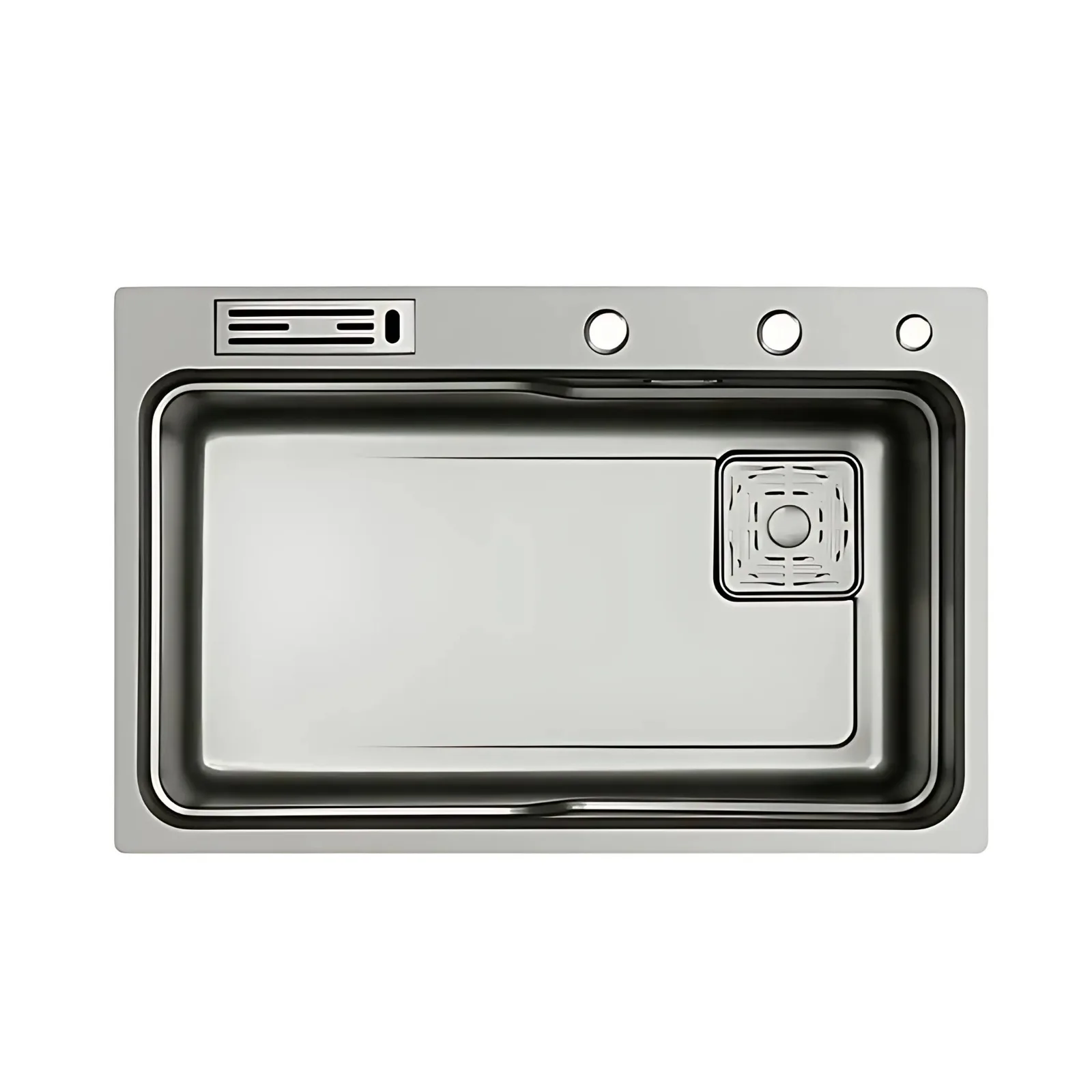 Cuba Inox Primer Kit 80 76x49cm Preto Lexxa Bagno LX971080