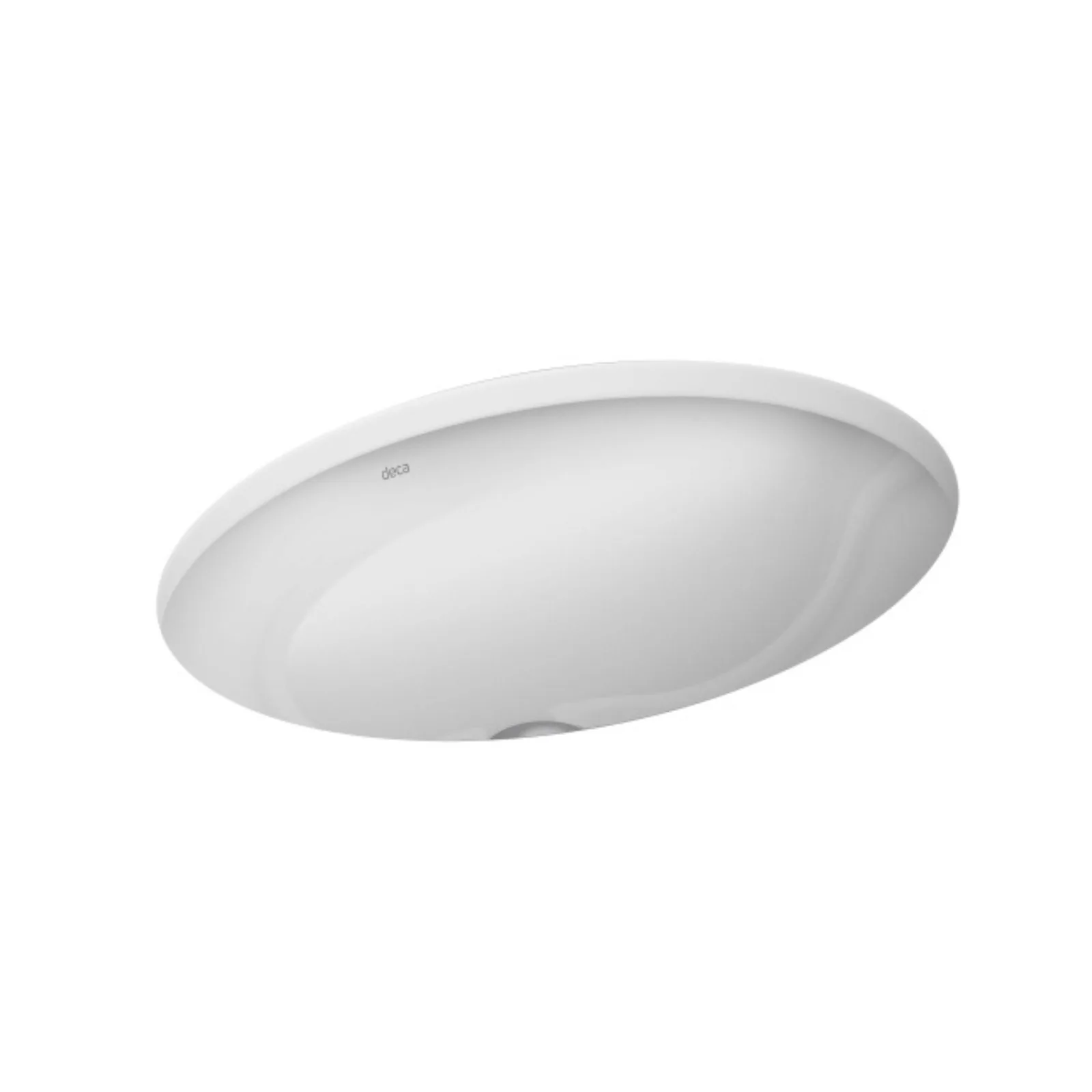 Cuba Oval de Embutir 40cm Branco Deca Linha L