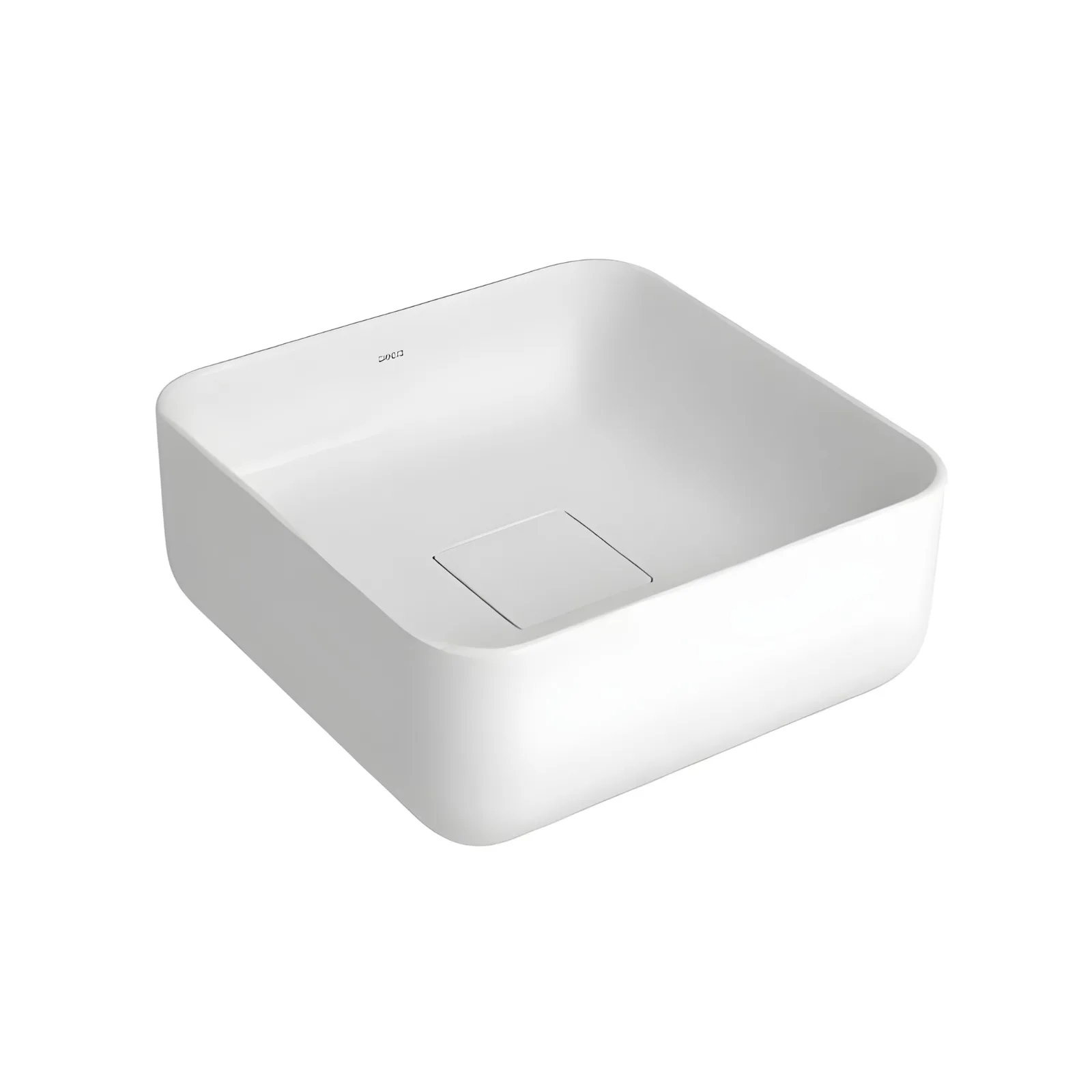 Cuba Quadrada de Apoio 30cm Branco Deca Slim