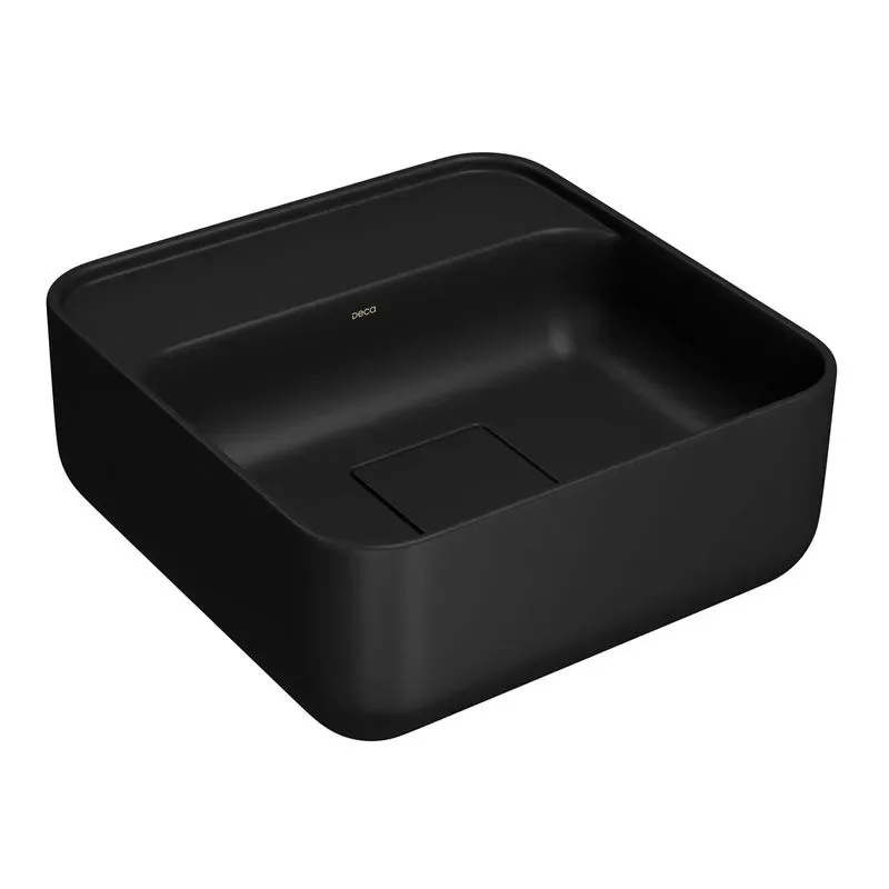 Cuba Quadrada de Apoio 30cm com Mesa Ébano Fosco Deca Slim