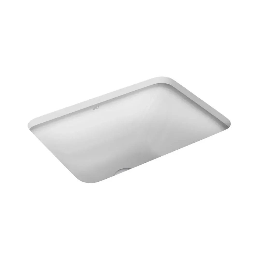 Cuba Retangular de Embutir 43cm Branco Deca Linha L
