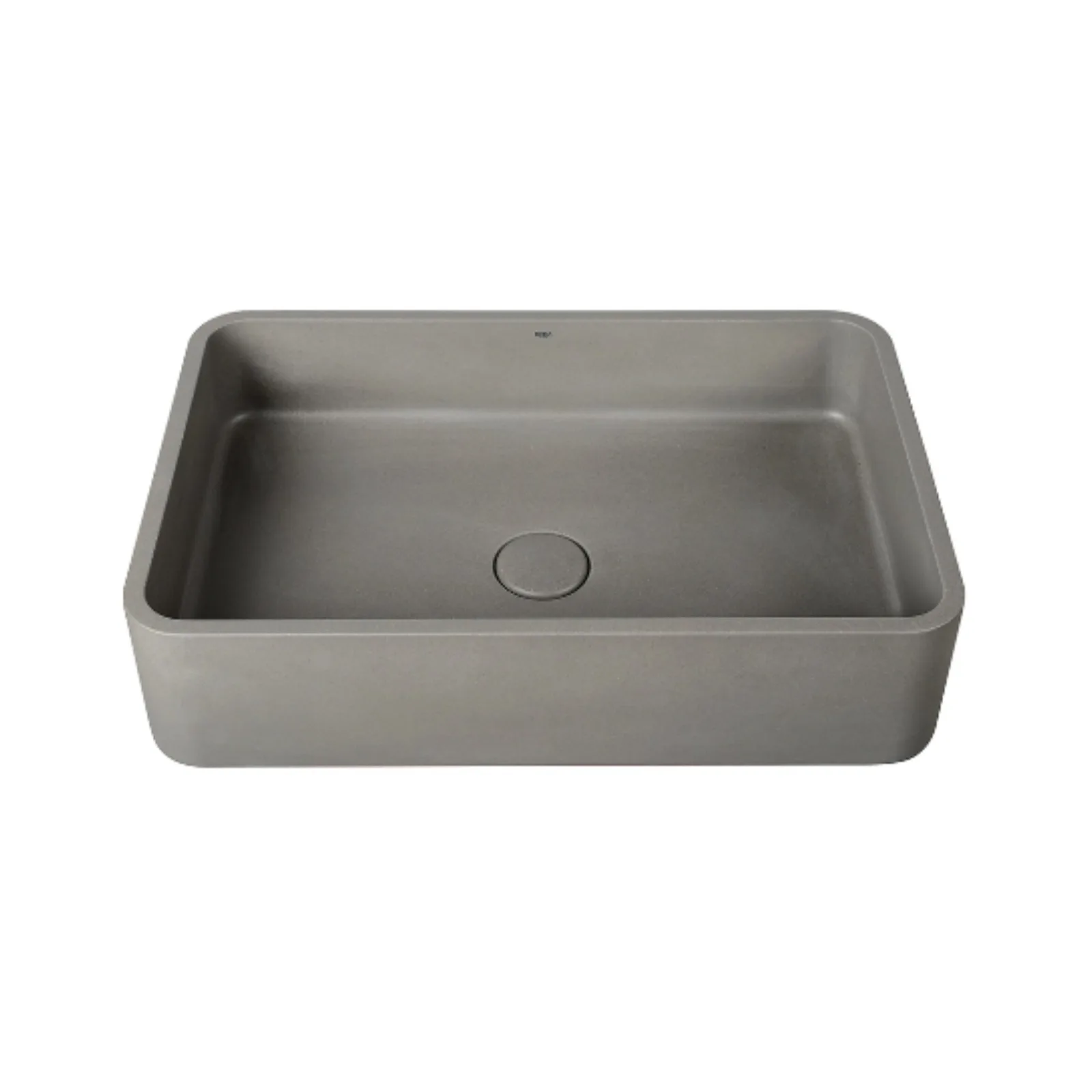 Cuba de Apoio Retangular Moss Grey Terrazzo Doka GeoStone