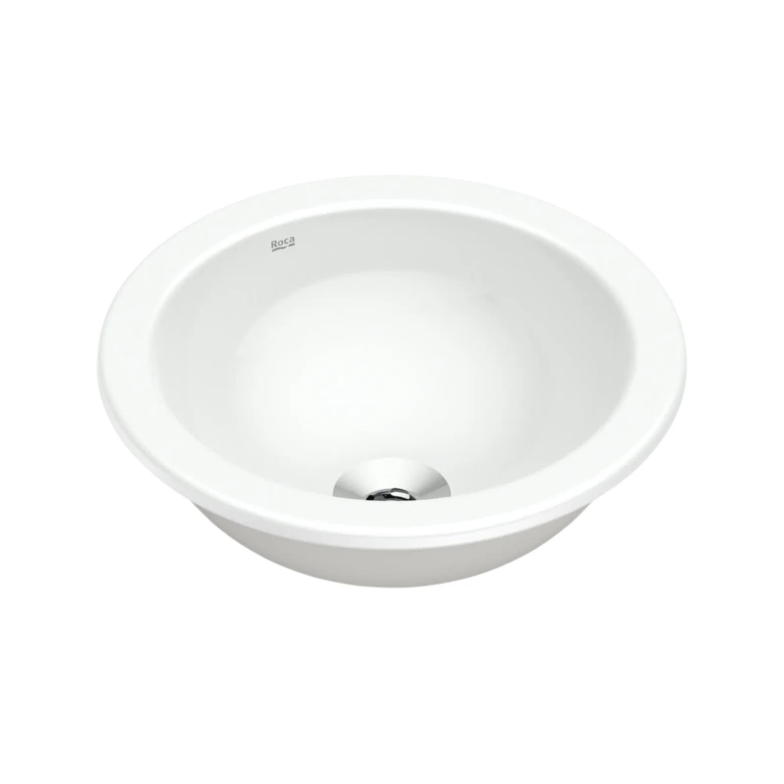 Cuba de Sobrepor/Embutir Redonda Branco 360 x 360 x 140 mm Roca