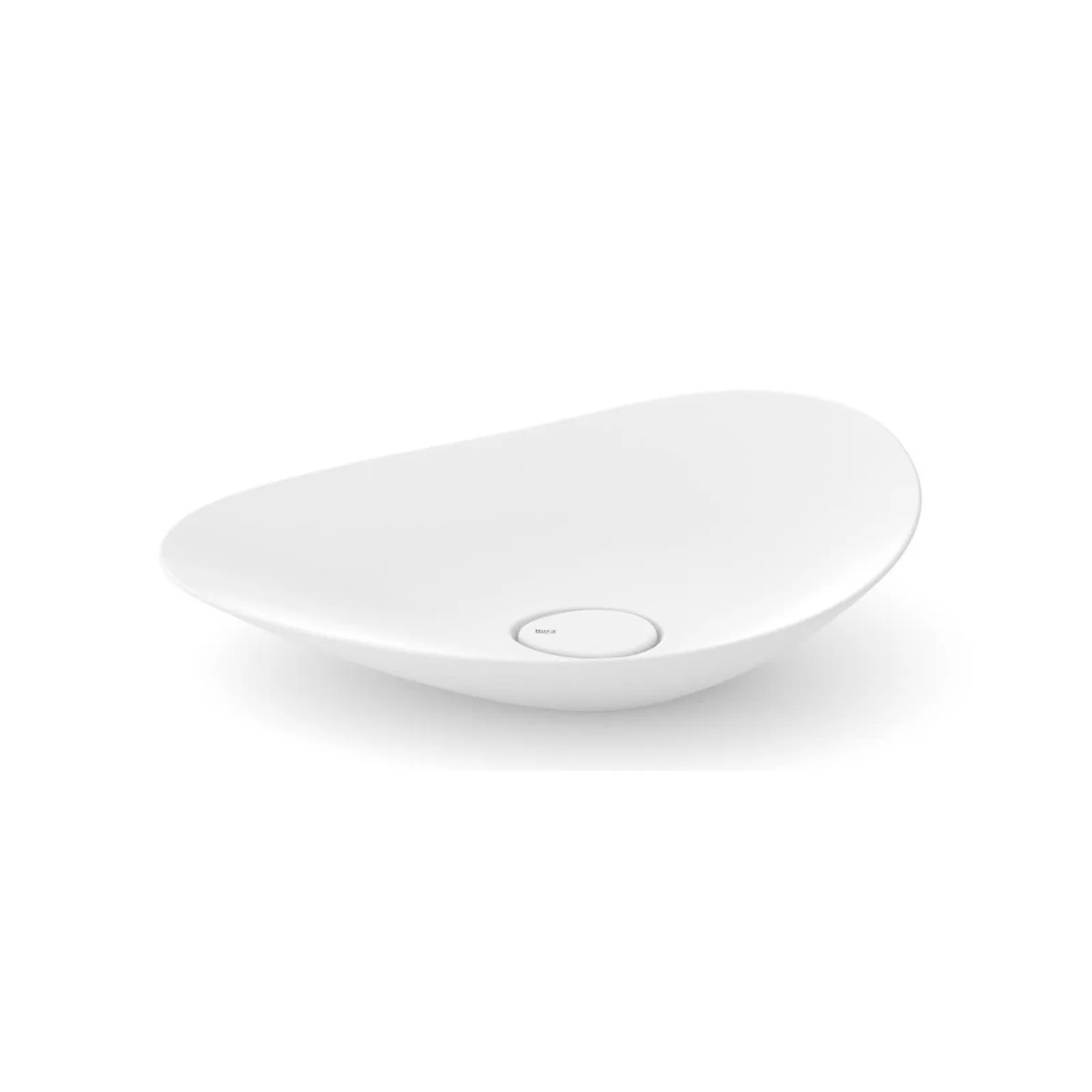 Cuba Apoio Oval Blanco Matte 62x38,50 Roca Ruy Ohtake