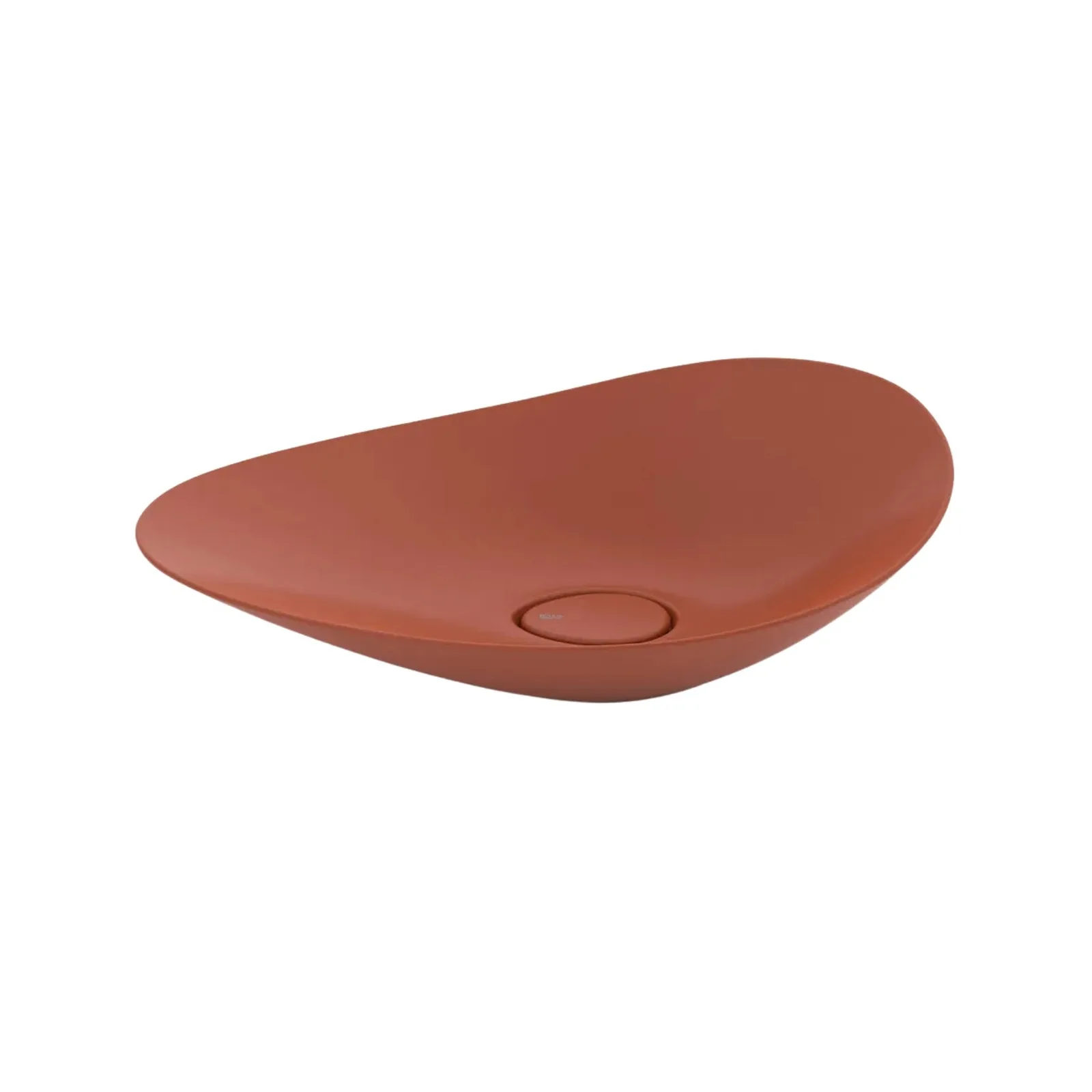 Cuba de Apoio Oval 62x38,50 Roca Ruy Ohtake Terra Cotta