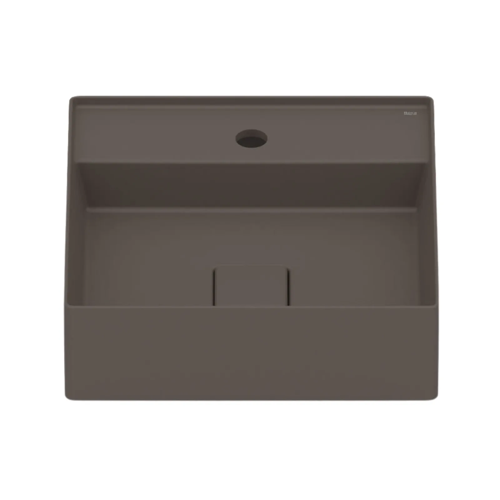 Cuba de Apoio com Mesa Quadrada 40x40cm para Banheiro Café Roca Terra