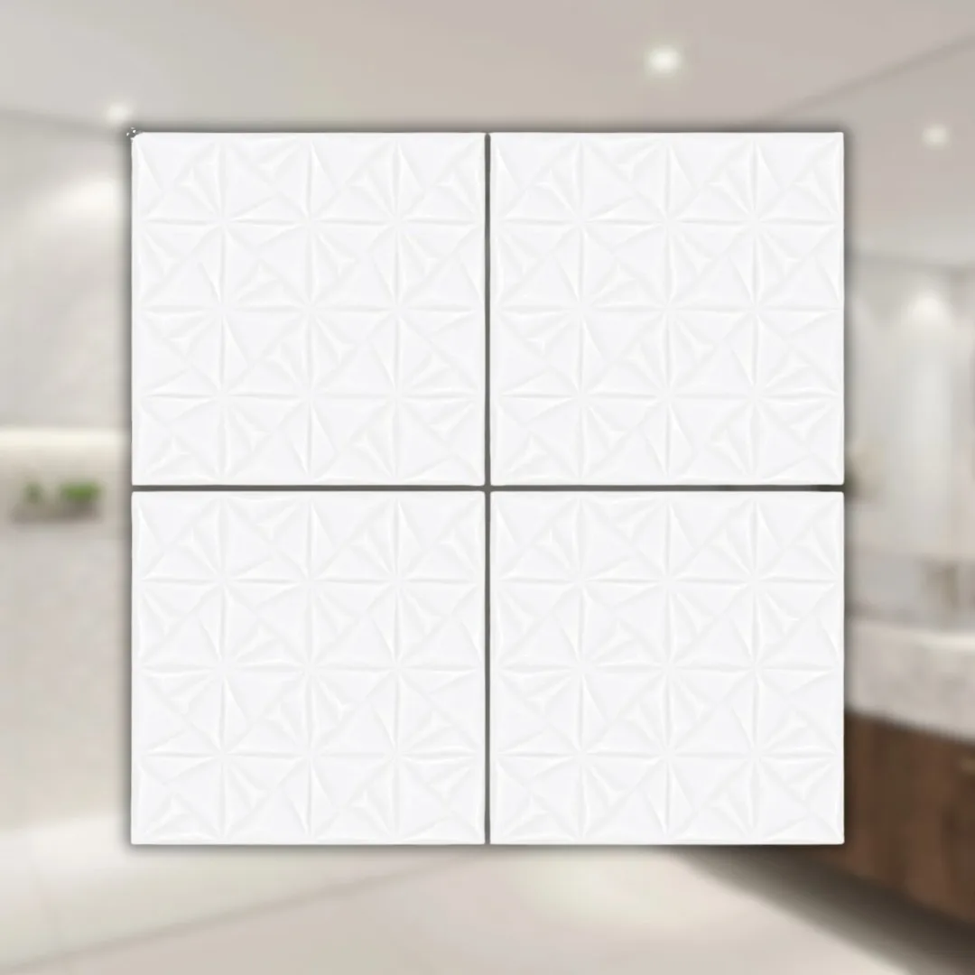 Porcelanato Branco Acetinado Classic 72X72 Deco Via Rosa RET "A"