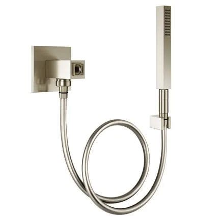 Desviador Docol chuveiro Square 1/2" níquel escovado