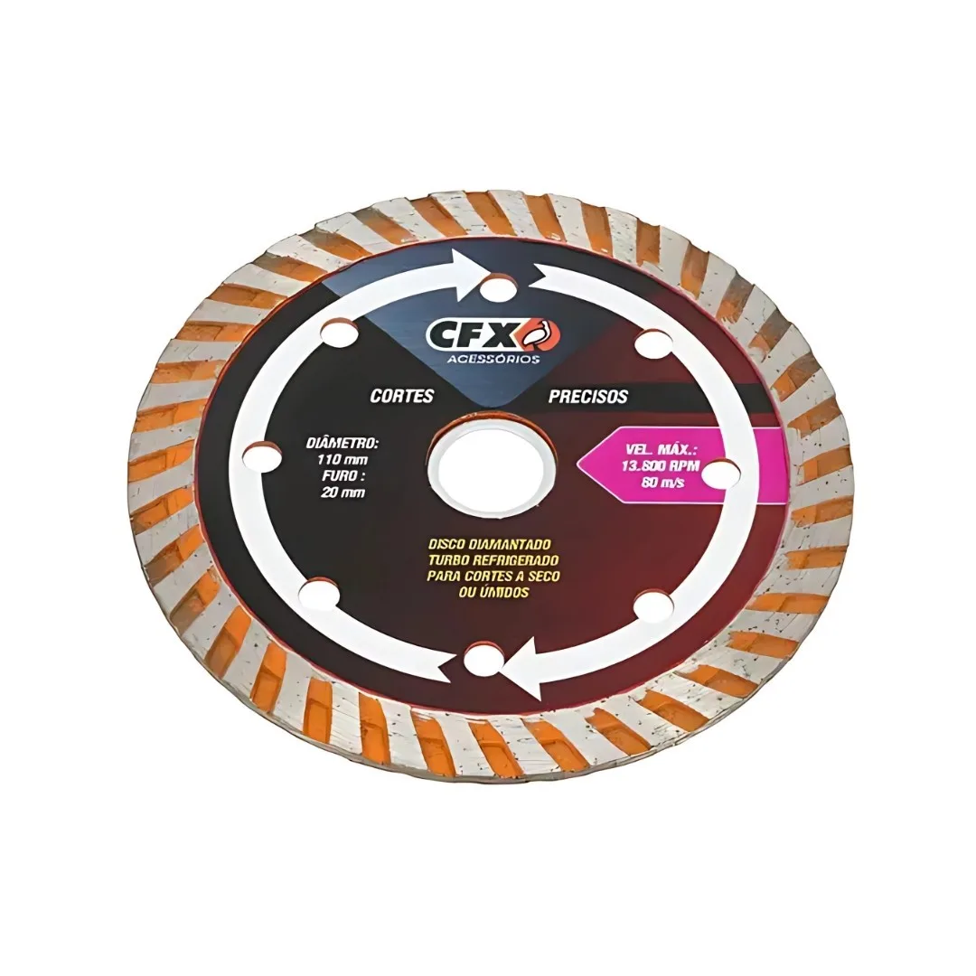 Disco De Corte Diamantado Turbo Extra Fino Ceramfix