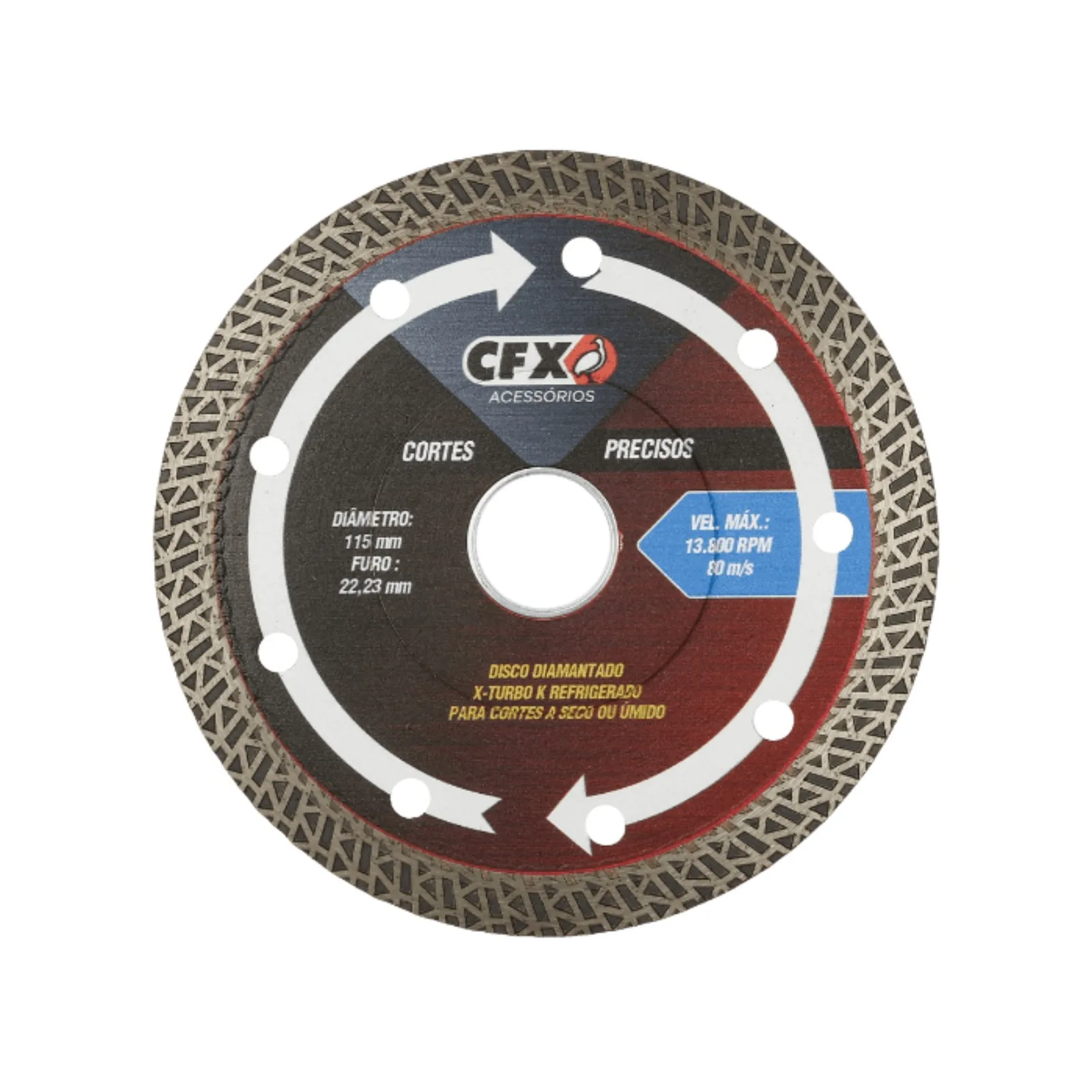 Disco De Corte Diamantado X-turbo K CFX Ceramfix