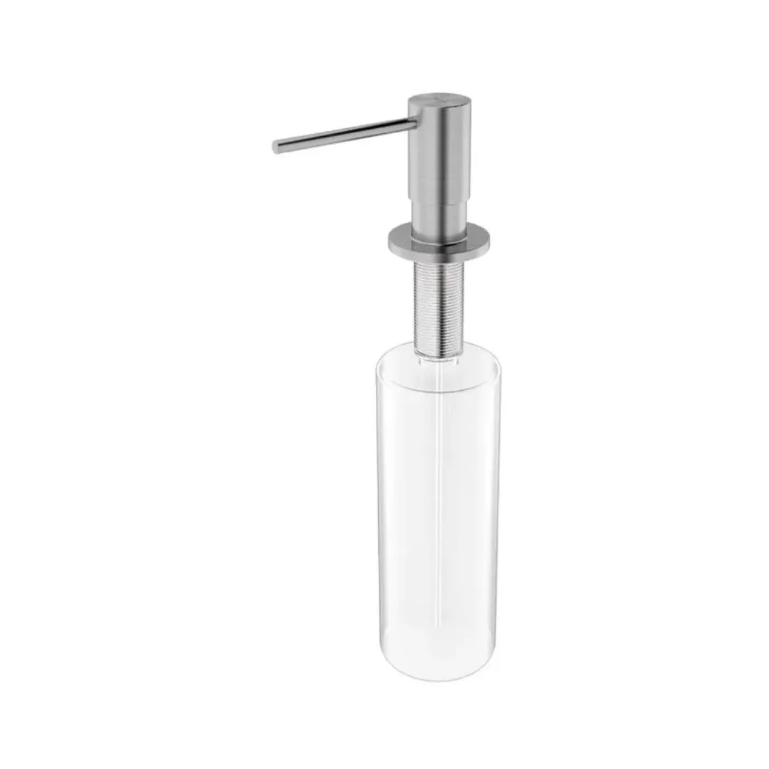 Dispensador Redondo De Embutir Sabonete/Detergente Inox Escovado Docol