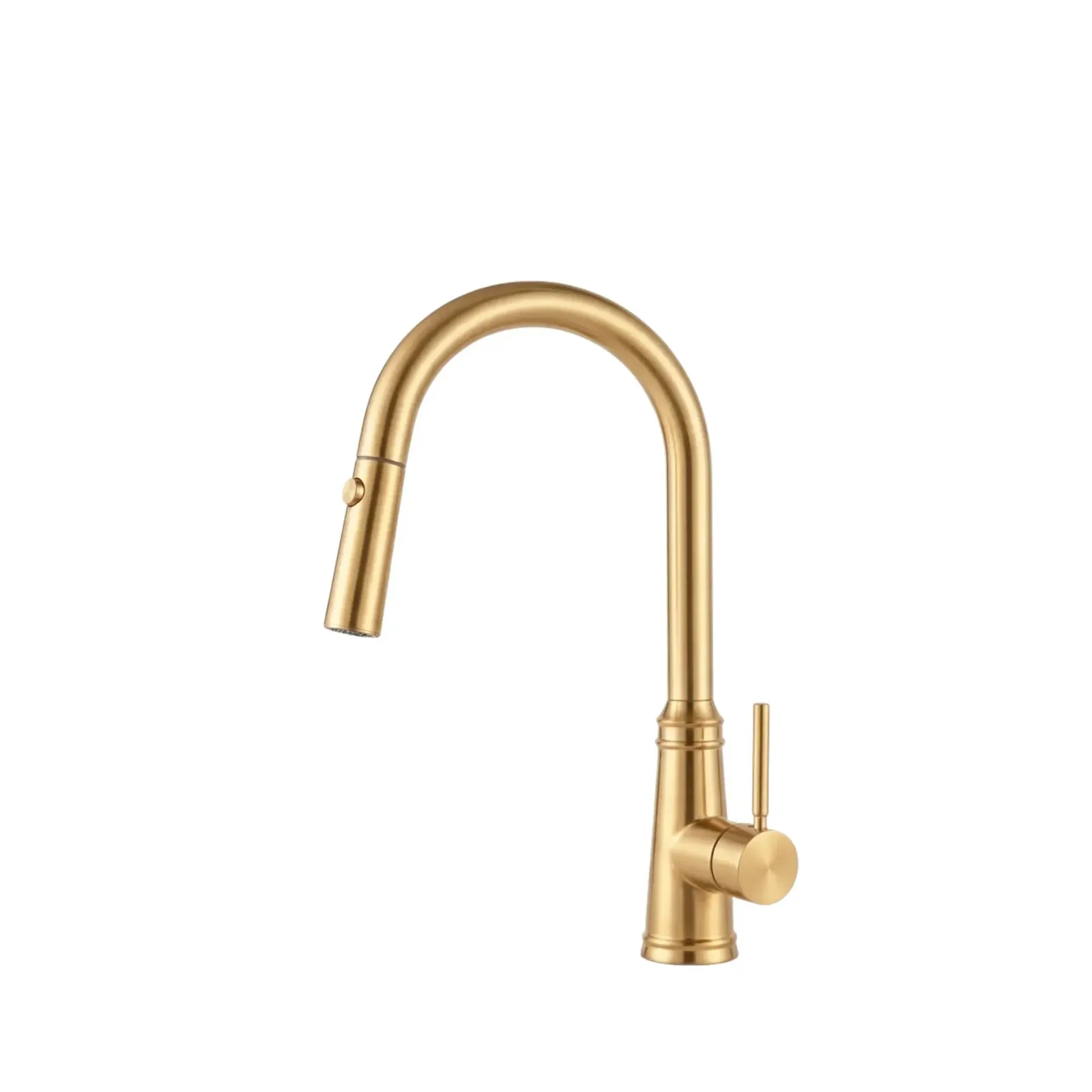 Monocomando de Cozinha Brushed Gold Doka Pull-Out Ferme