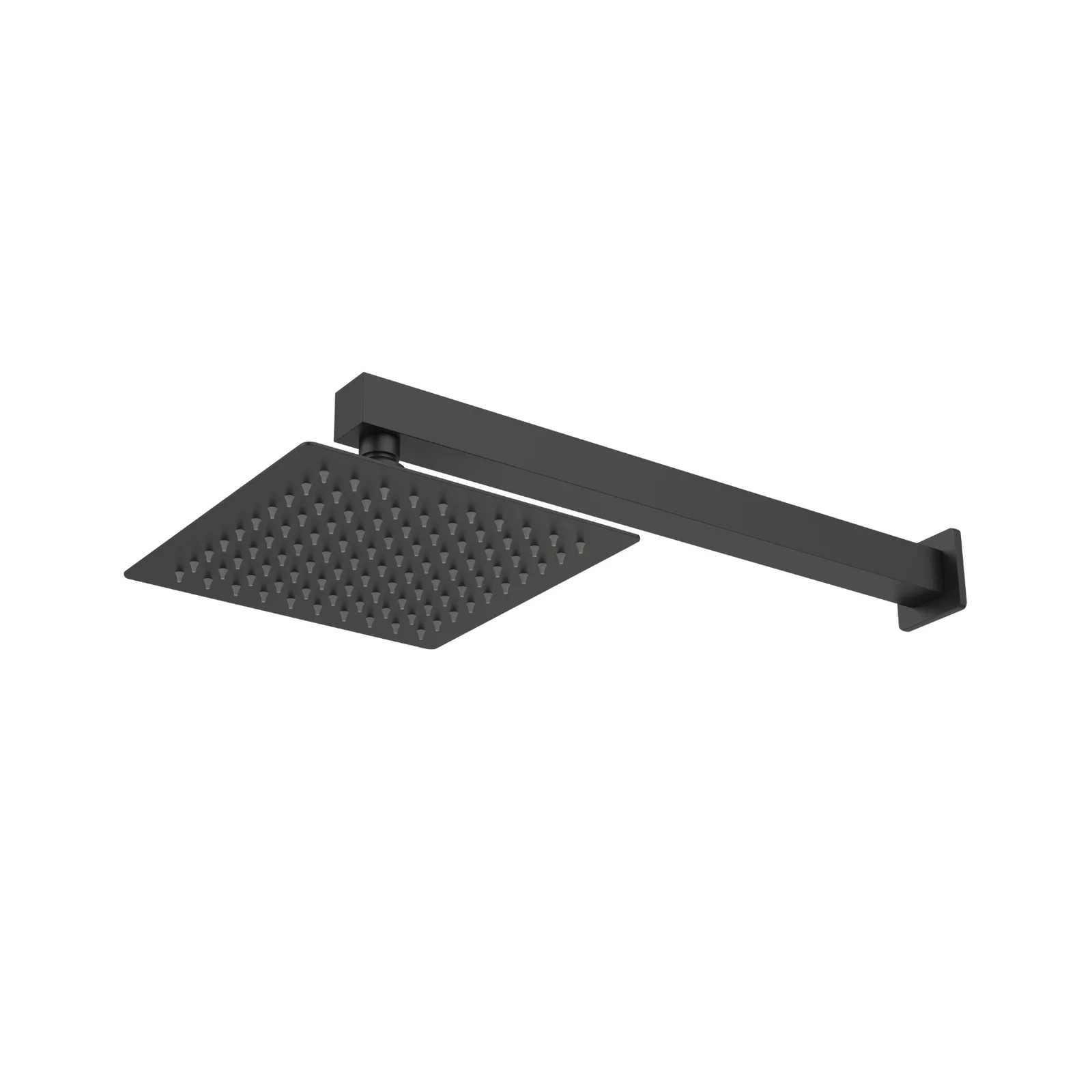 Ducha com haste quadrado 20cm Black Dax Del Toro