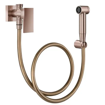 Ducha Docol New Edge Cobre Escovado Manual C/reg E Deriv