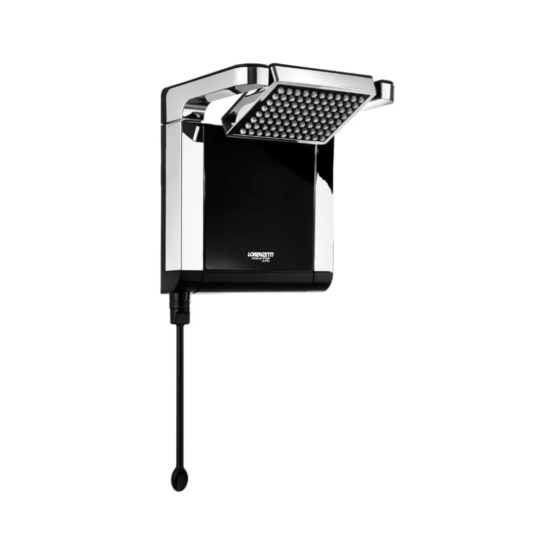 Ducha Elétrica Lorenzetti Acqua Star Ultra 220V Preto/Cromado