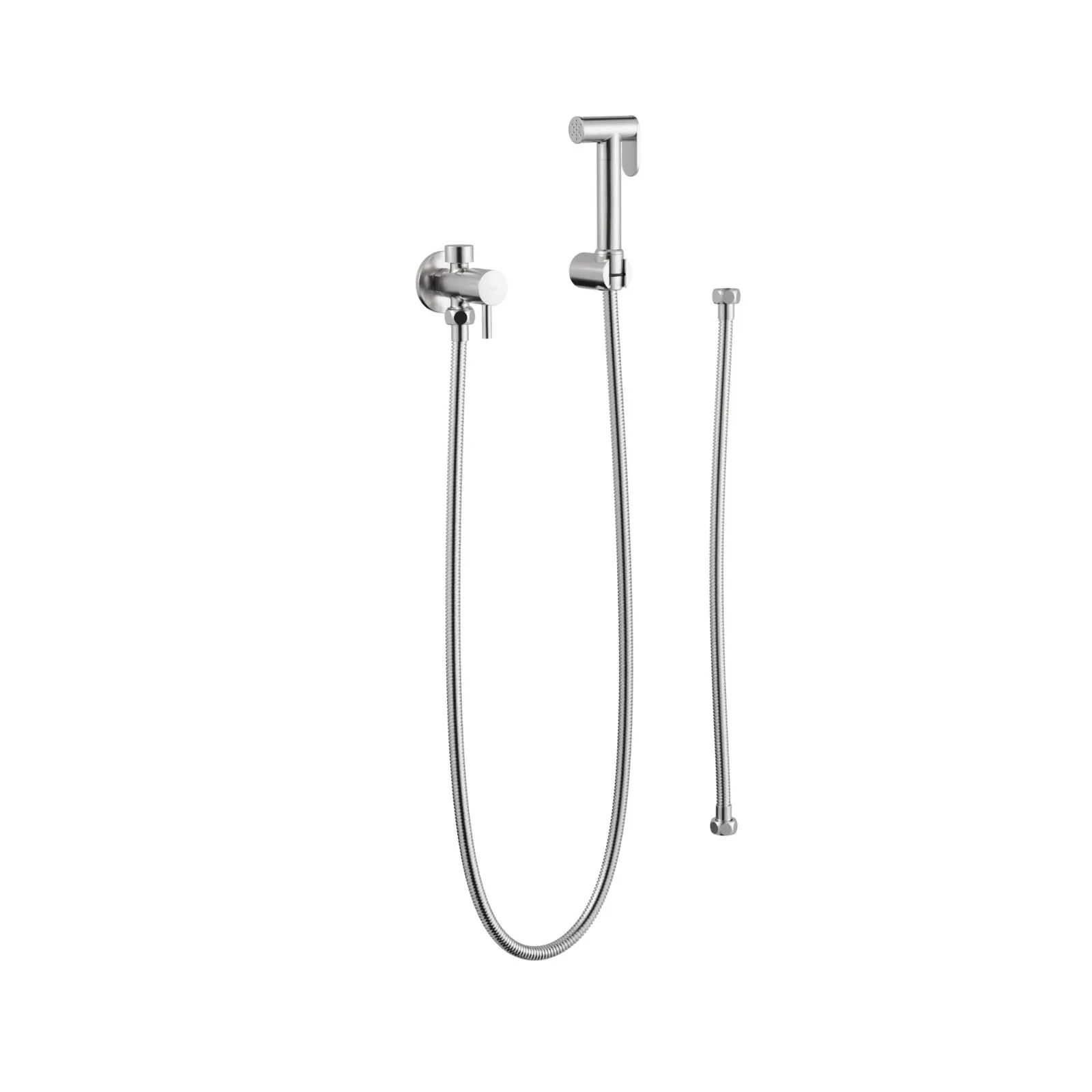 Ducha Higiênica com Derivação Brushed Nickel Doka