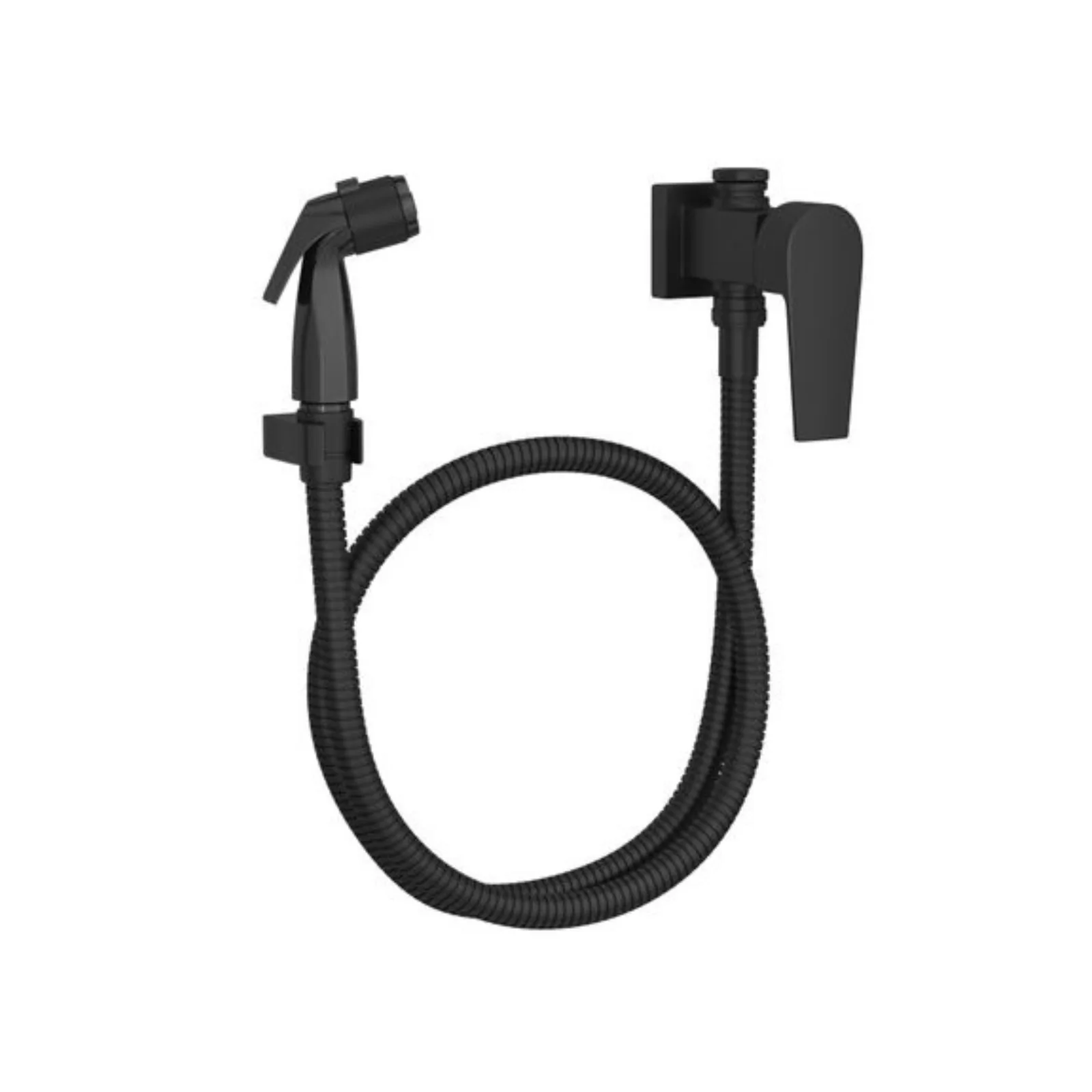 Ducha Higiênica com registro e derivação Deca Level Black Matte