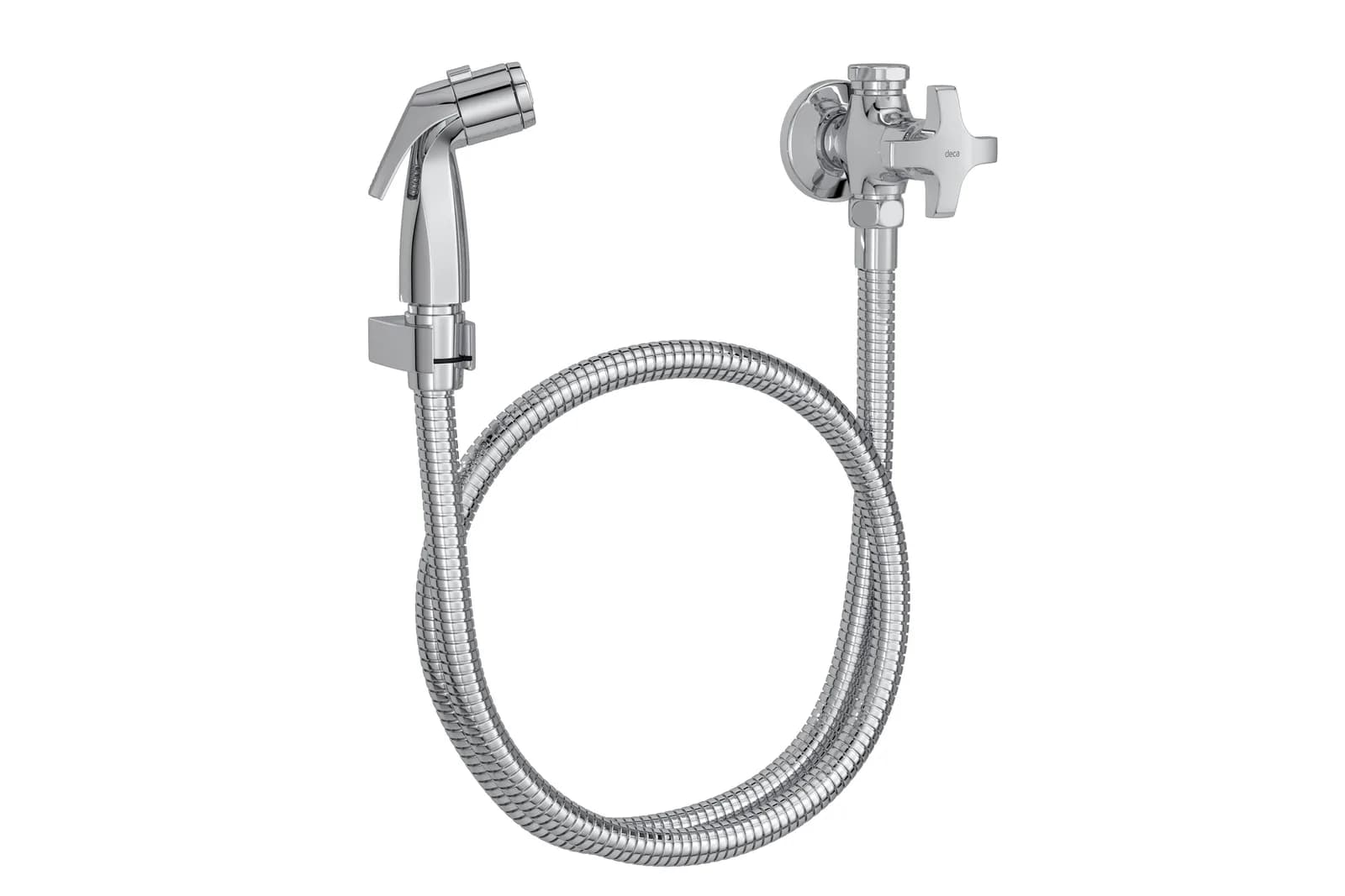 Ducha Higiênica com registro e derivação Deca Max Cromada