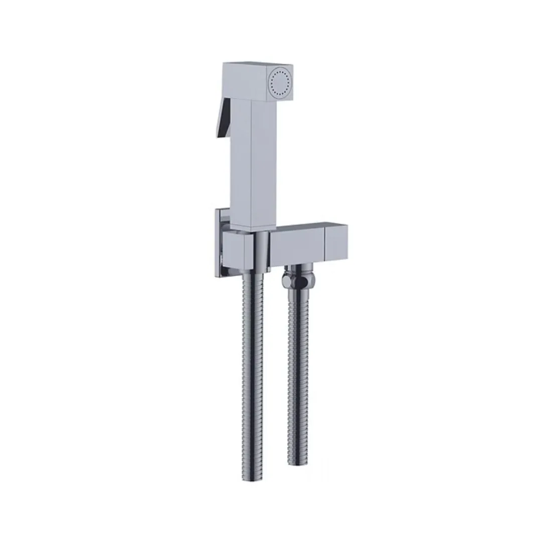 Ducha Higiênica De Metal Com Registro Cromado Lexxa Bagno Lx2404