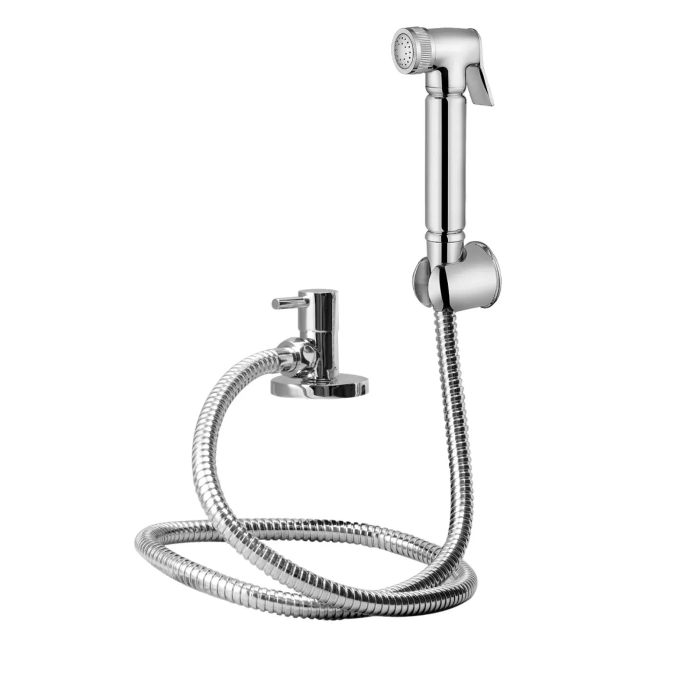 Ducha Higiênica de metal com registro Lexxa Bagno LX 2004 Cromada