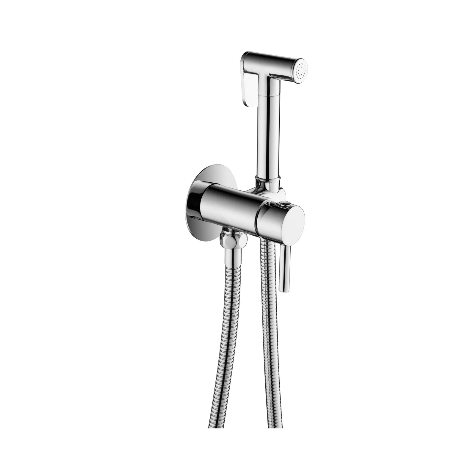 Ducha Higiênica Monocomando Quente e Fria Doka Brushed Nickel