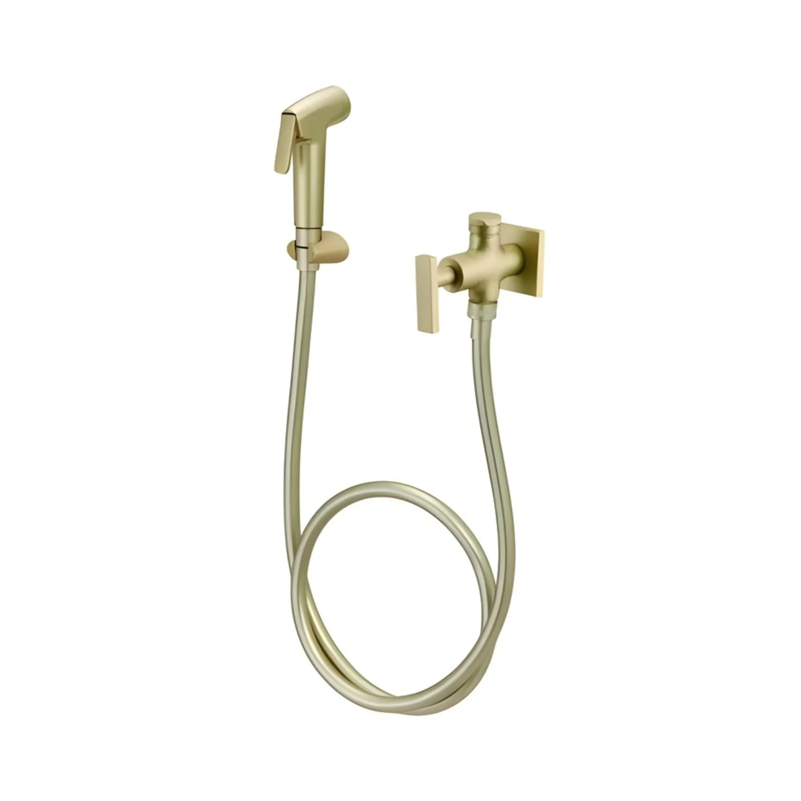 Ducha Higiênica com Gatilho e Derivação Dourado Matte Meber 1860 35