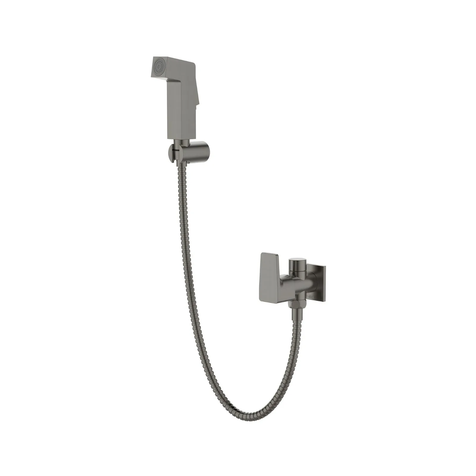 Ducha Higiênica Com Registro Sem Derivação Grey Dax Iguaçu