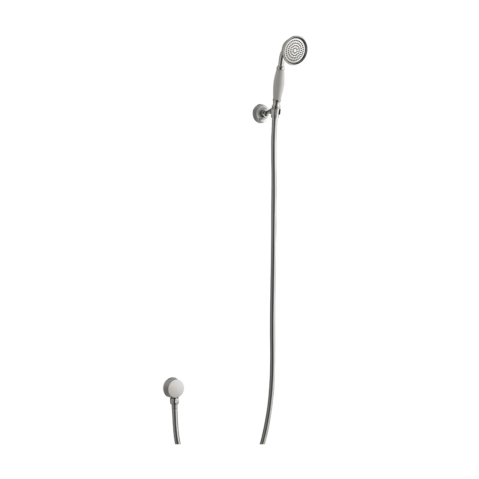 Ducha Manual com Suporte de Parede Chrome Doka Ever