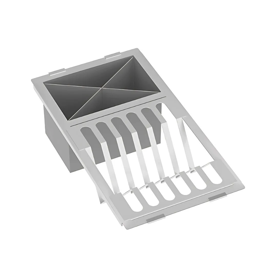 Escorredor De Pratos E Talheres Inox 393x210x140mm Debacco