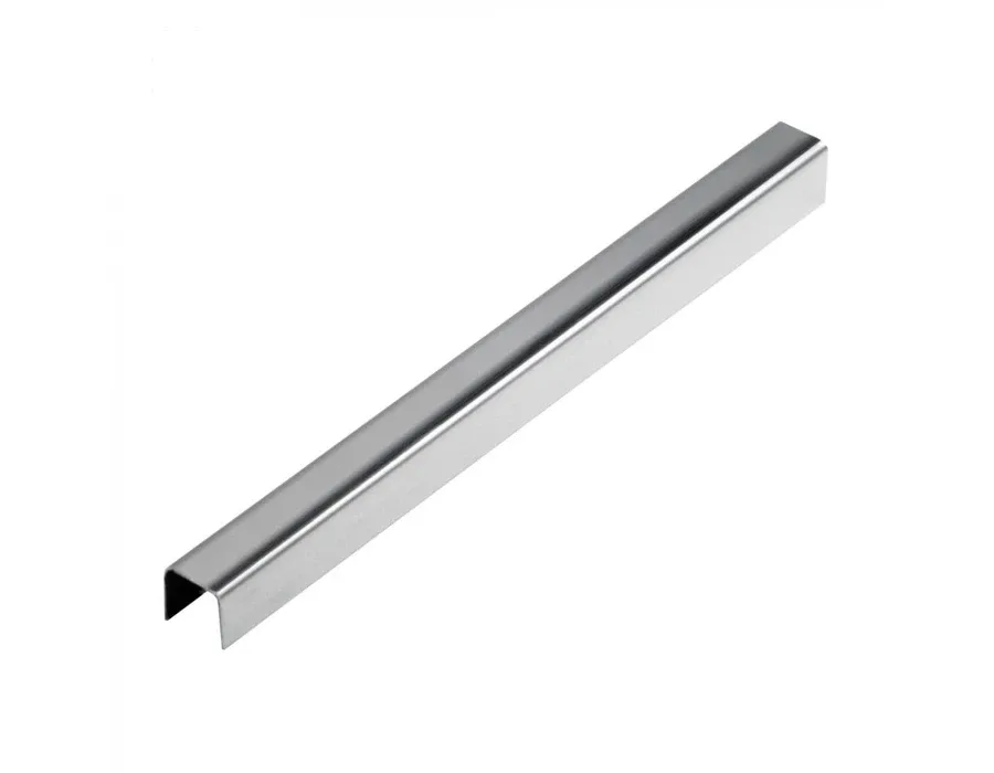 Filete Aço Inox Escovado 3m 10x10 Viscardi Decor