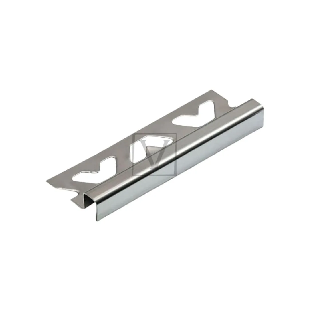 Filete Aço Inox 3m 10x12 Viscardi Firenze Brilho