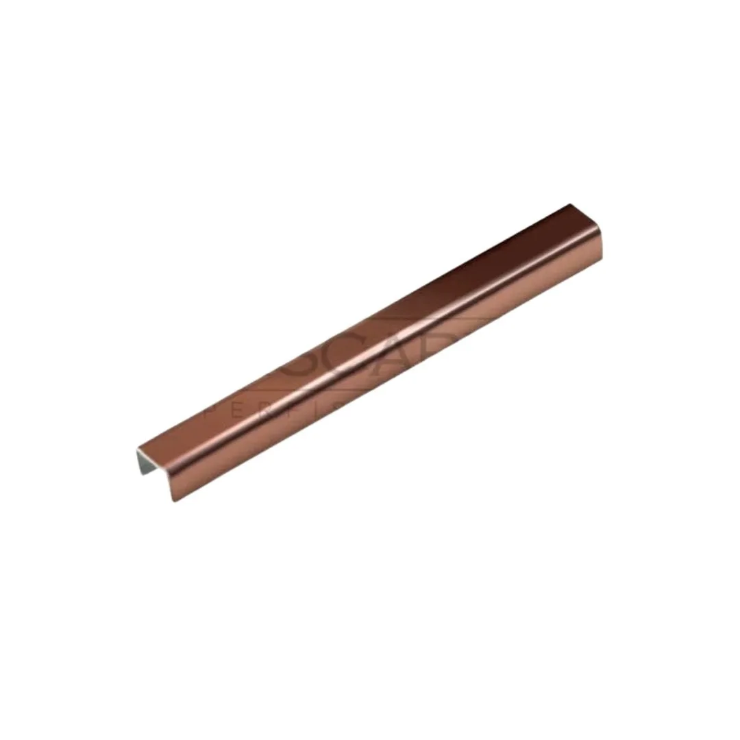 Filete Aço Inox 3m 8x9 Viscardi Slis Red Gold