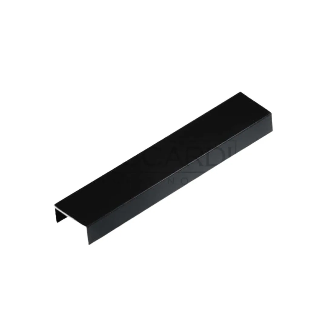 Filete Alumínio Anodizado 3m 10x20 Viscardi Luxor Black Matte