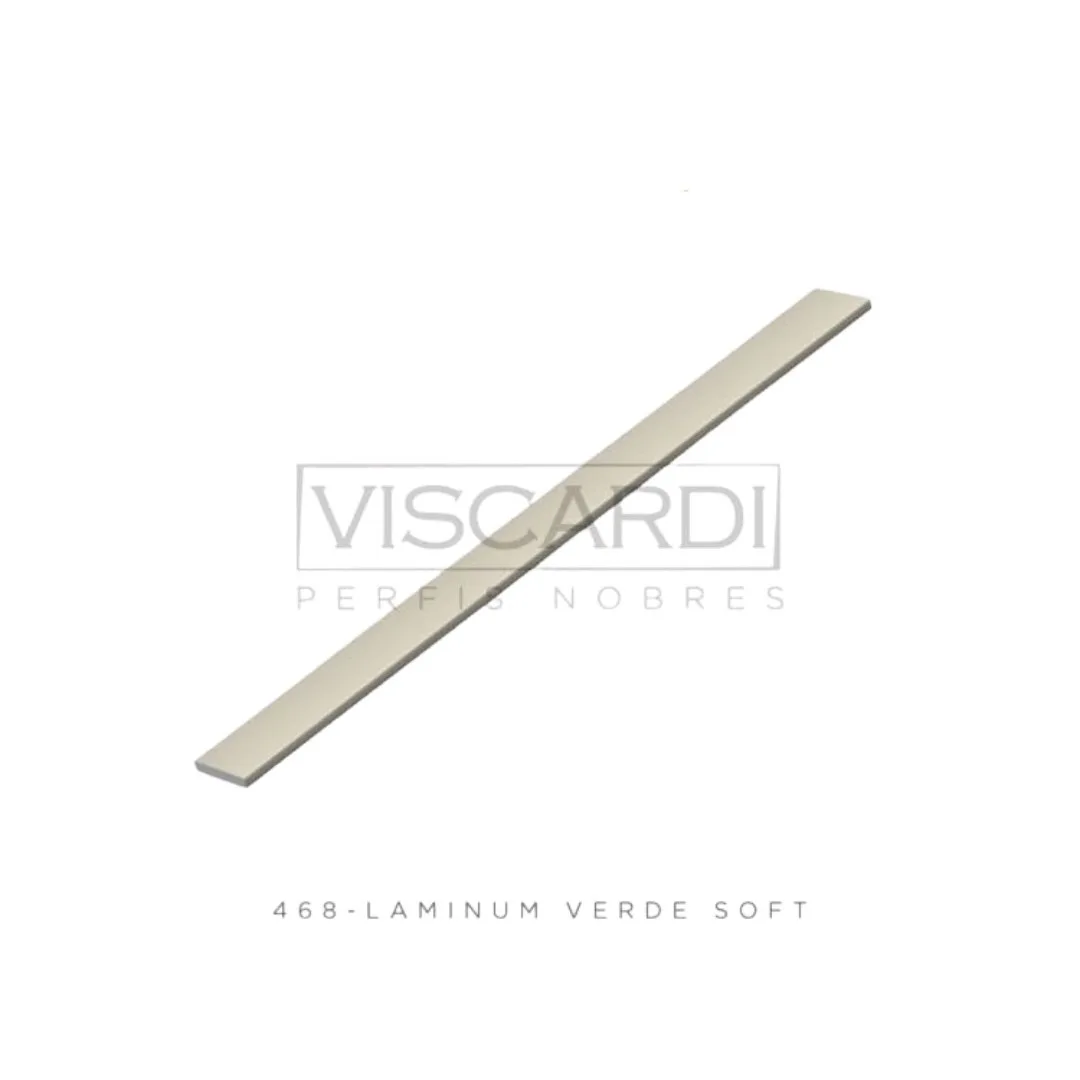 Filete Alumínio Pintado 3m 3,1x9,35 Viscardi Laminum Verde Soft