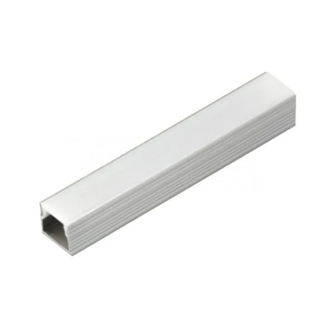 Filete Alumínio Anodizado Cinza 3m 10x12 Viscardi Luce Linear