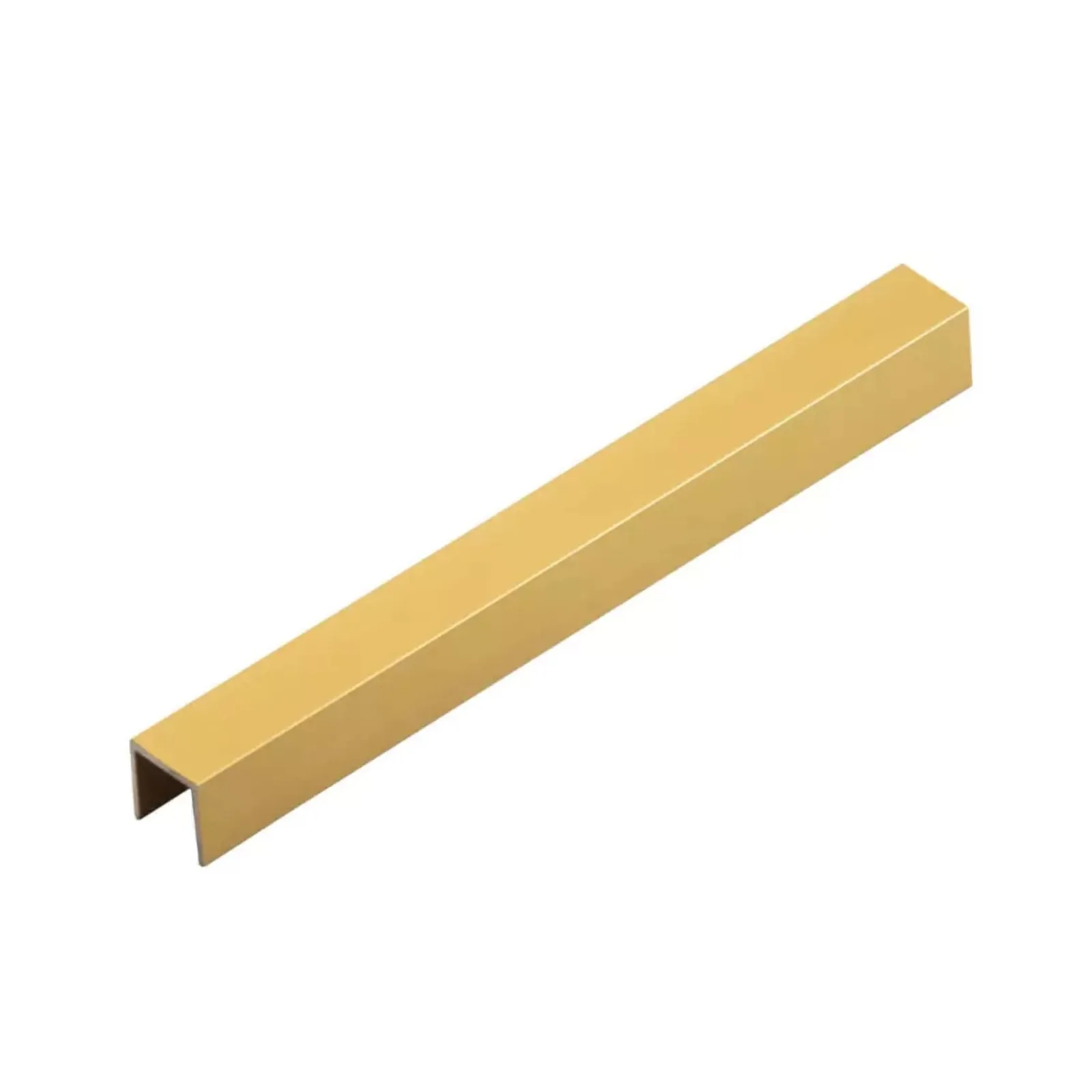 Filete Golden Matte Alumínio Anodizado 3m 10x10 Viscardi Luxor