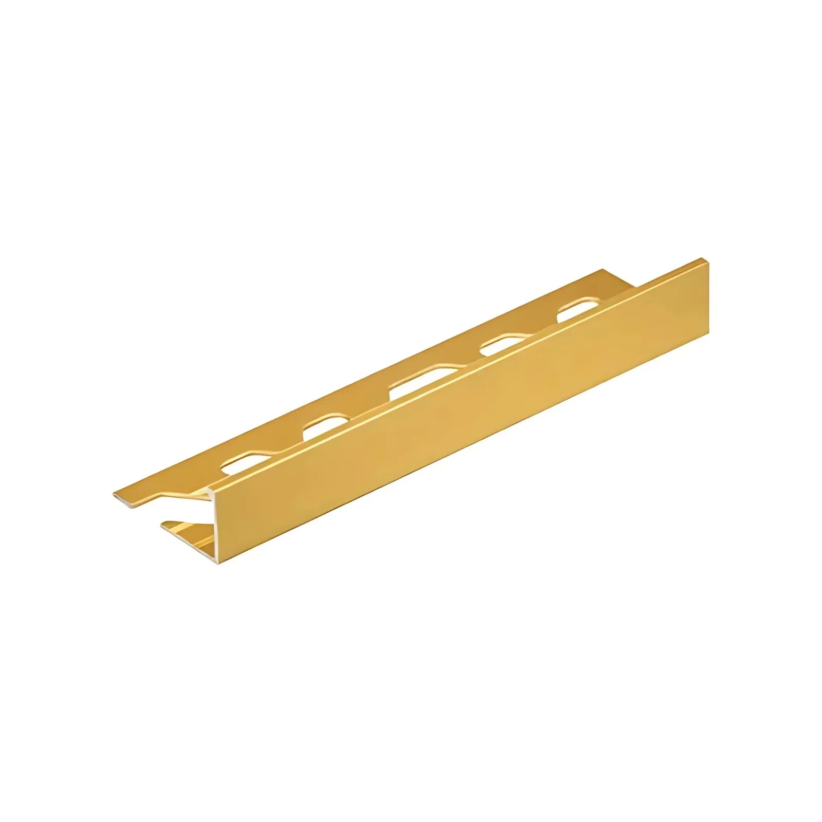 Filete Golden Matte Alumínio Anodizado 3m 3x12 Viscardi Ravena