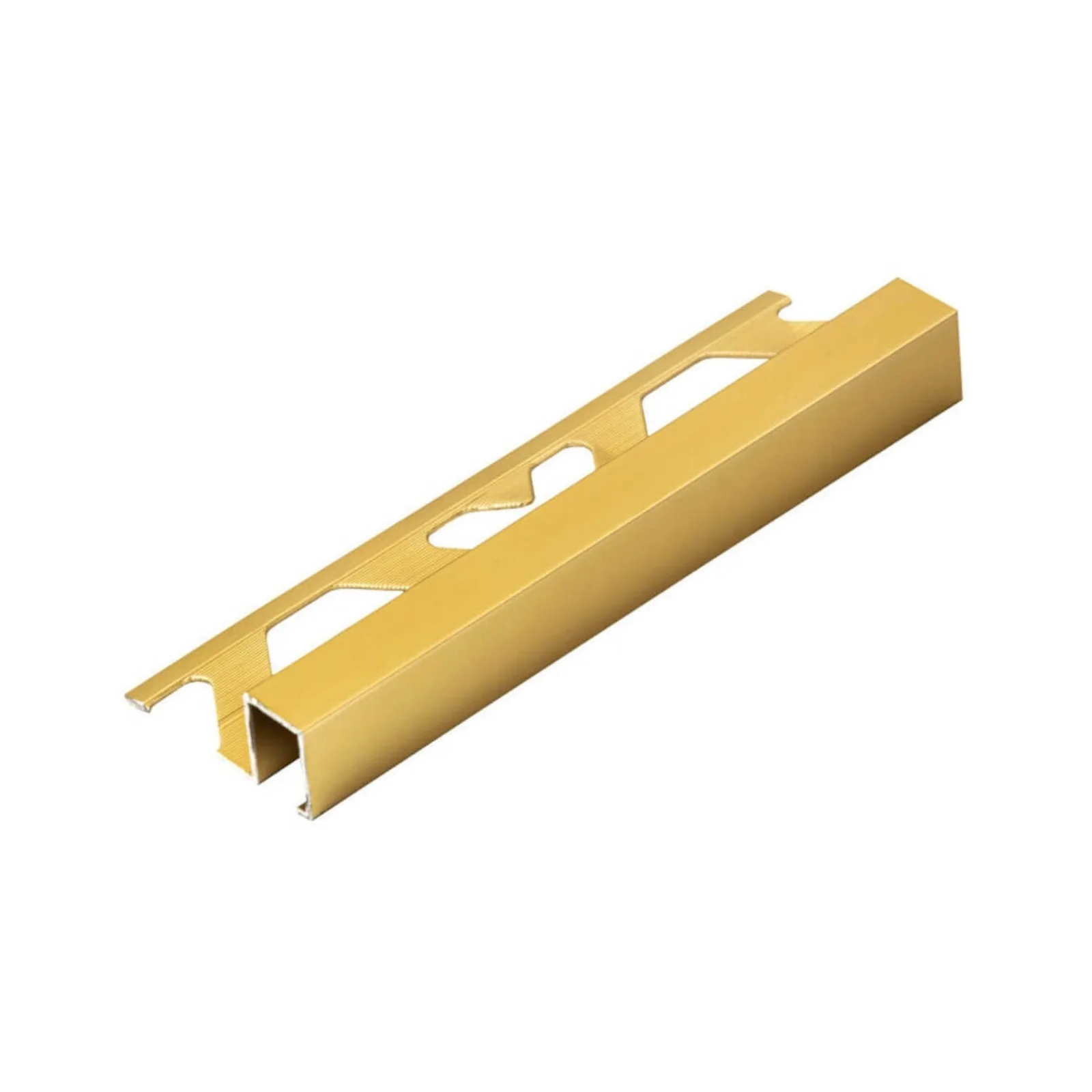 Filete Viscardi 10x12 3m Alumínio Anodizado Firenze Golden