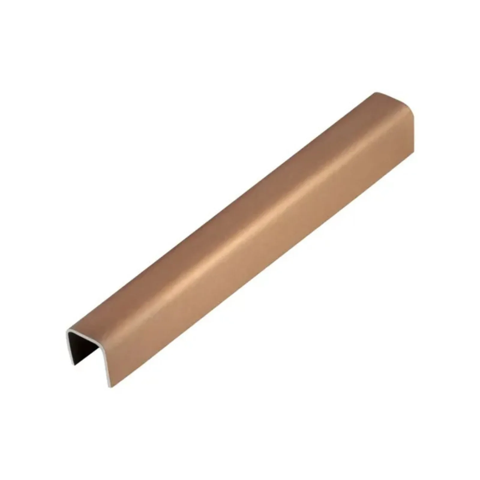 Filete Cobre Fosco Aço Inox 3m 10x10 Viscardi Decor Cooper