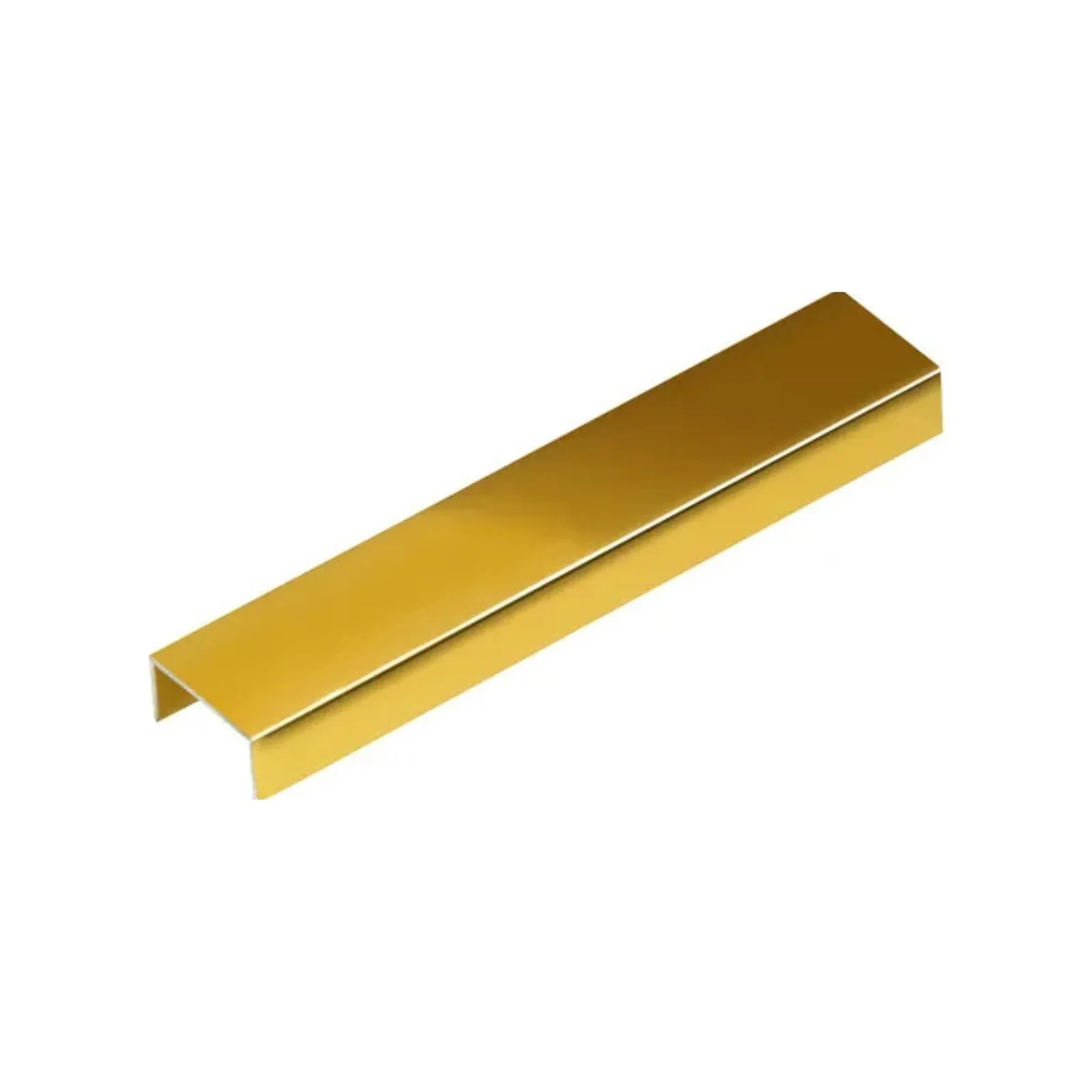 Filete Viscardi Alumínio Anodizado 3m 10x20 Luxor Golden
