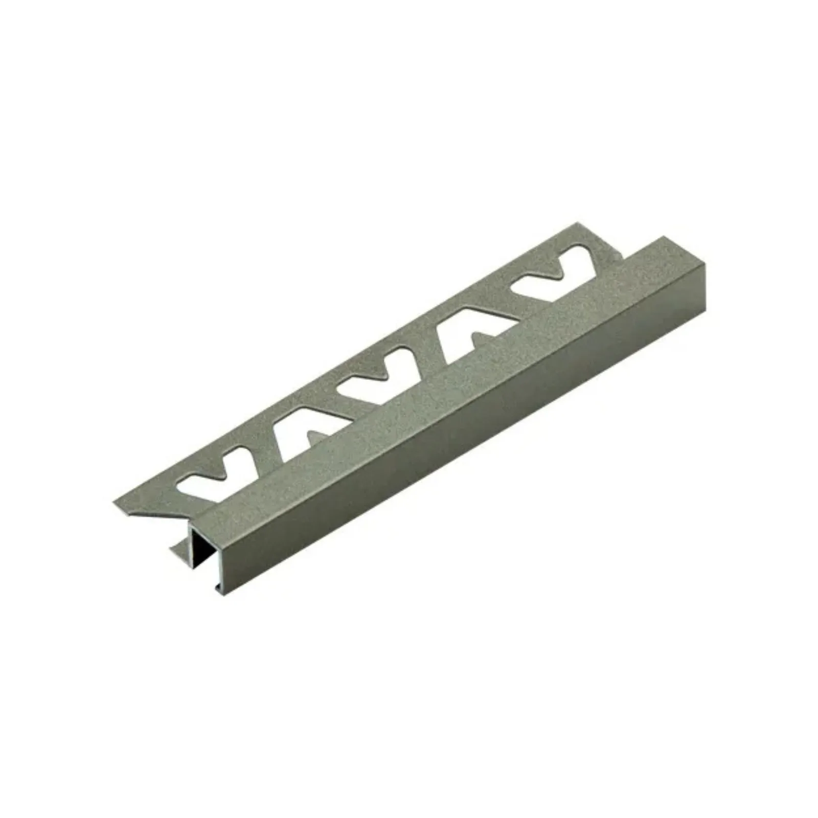 Filete Viscardi Alumínio Pintado 3m 10x12 Firenze Pedra Gray
