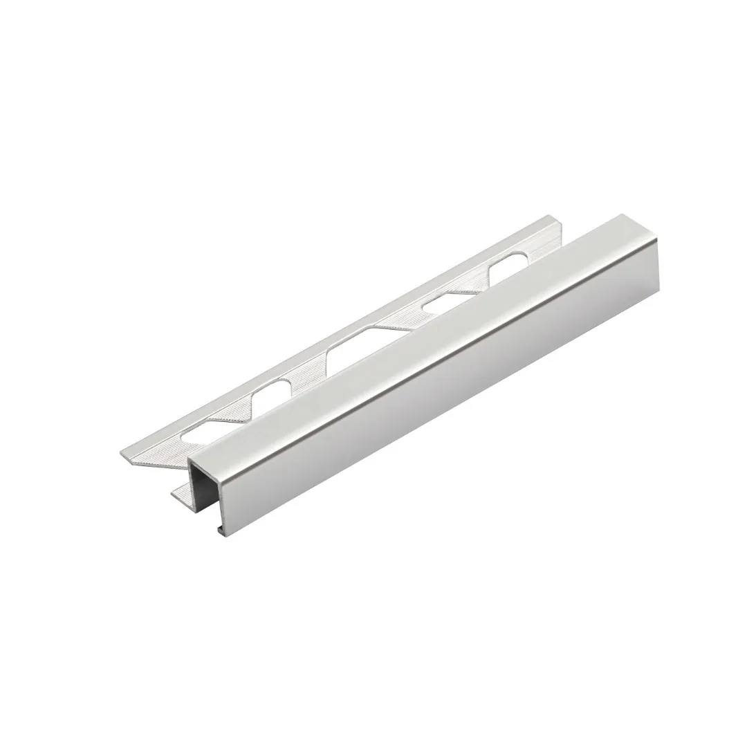 Filete Viscardi 3m 10x12 Alumínio Anodizado Cromado Firenze Brilho